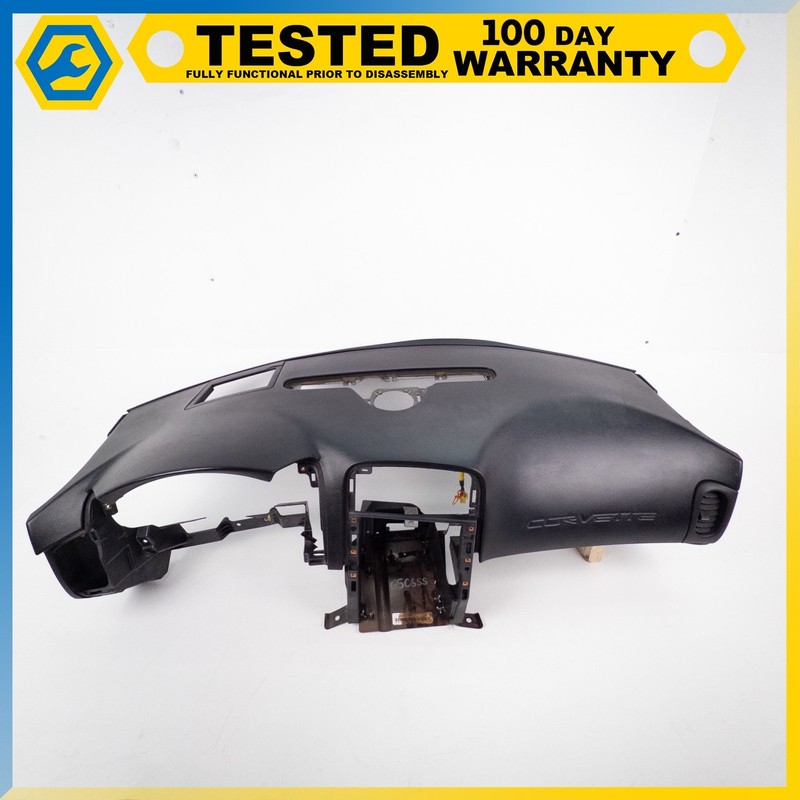 05-13 CHEVROLET CORVETTE C6 DASH DASHBOARD INSTRUMENT PANEL ASSEMBLY BLACK OEM