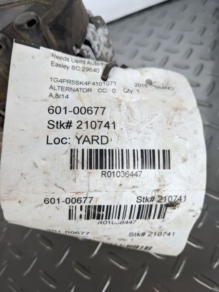 Alternator Fits 12-17 VERANO 1036447