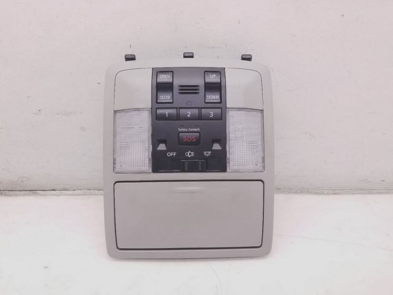 11-12 LEXUS CT200H GRAY FRONT OVERHEAD ROOF CONSOLE ASSEMBLY