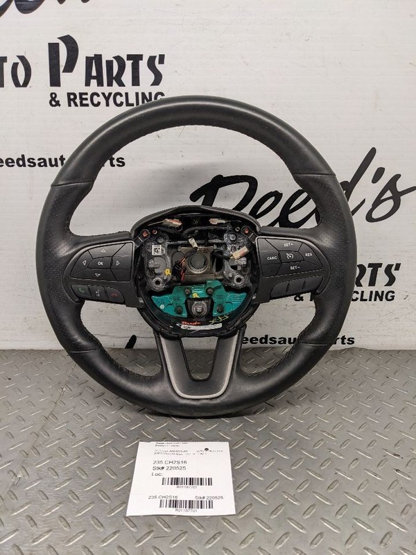 15-23 Challenger SRT Black Leather Driver Steering Wheel1187701