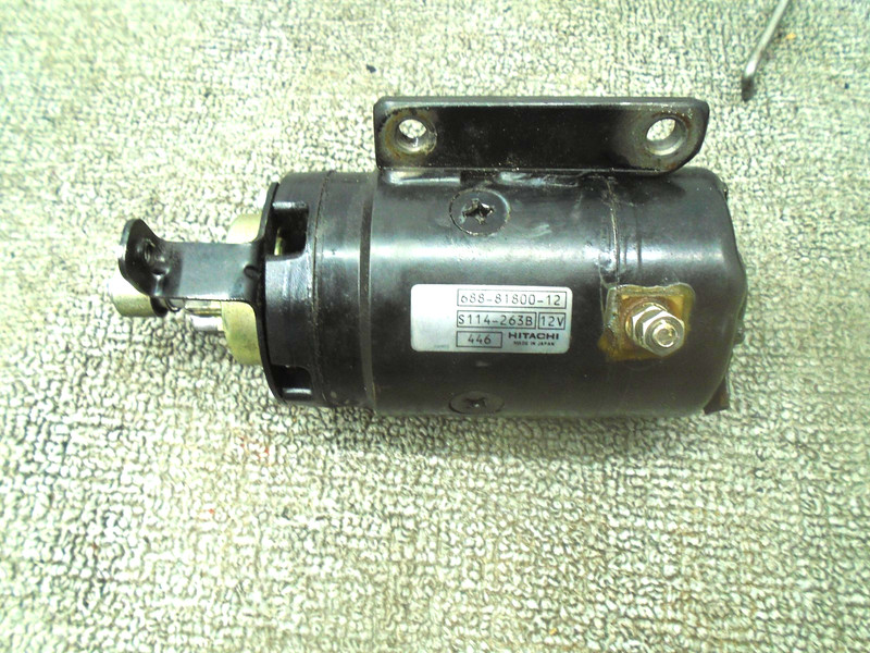 Used Starting Motor Assy 688-81800-12-00 Yamaha Outboard 75-80-85-90 Hp Starter