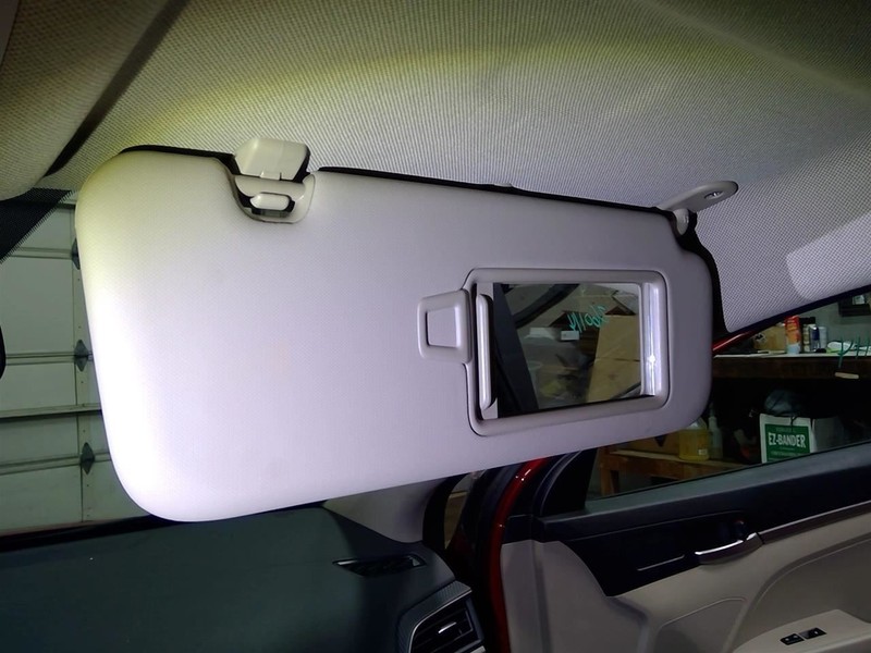 Passenger Sun Visor Sedan Without Sunroof Fits 17-20 ELANTRA 1773280