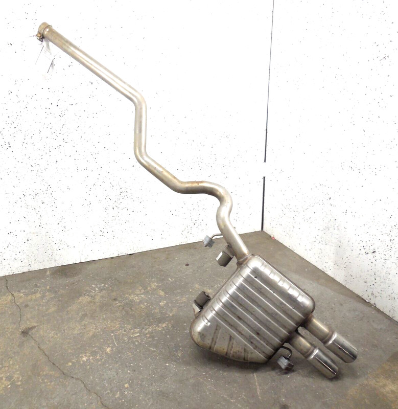 2018 18 Jaguar XE 2.0L Diesel Rear Left Exhaust Muffler W/ Tips OEM
