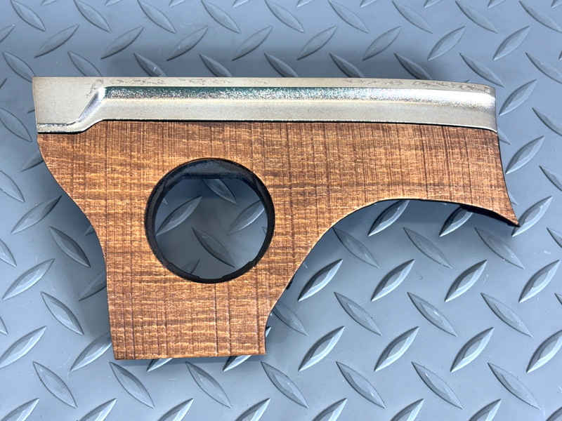 ✅ 2019-26 RAM 1500 5th OEM LIMITED LONGHORN INSTRUMENT PANEL BEZEL KEY HOLE WOOD