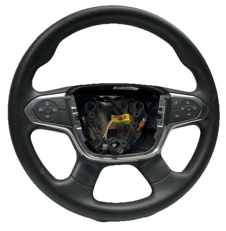 Chevrolet Traverse steering wheel 2018 to 2023 no leather black OEM 84439169