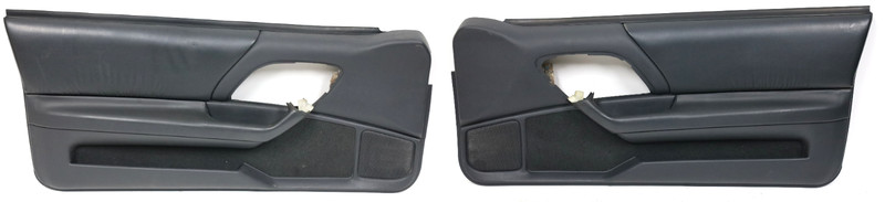 1993-1996 Chevrolet Camaro Z28 SS Graphite Gray Leather Door Panels Pair