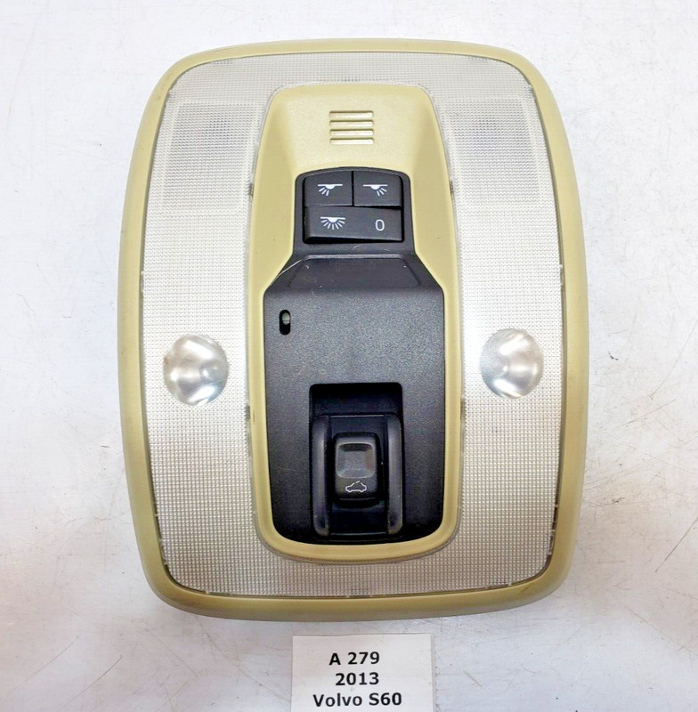 ✅2011-2013 OEM Volvo S60 S40 V50 Overhead Console Dome Light Lamp Sunroof Switch