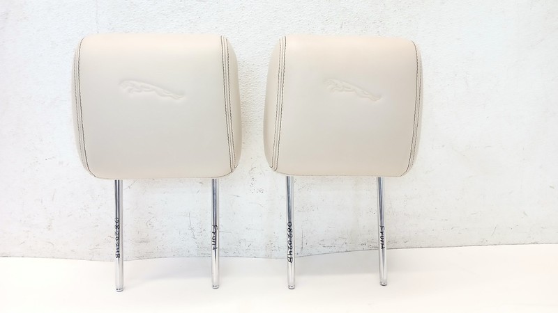 10-13 JAGUAR X351 XJ XJL LEATHER SEAT HEADREST LEFT RIGHT FRONT OEM 082024B