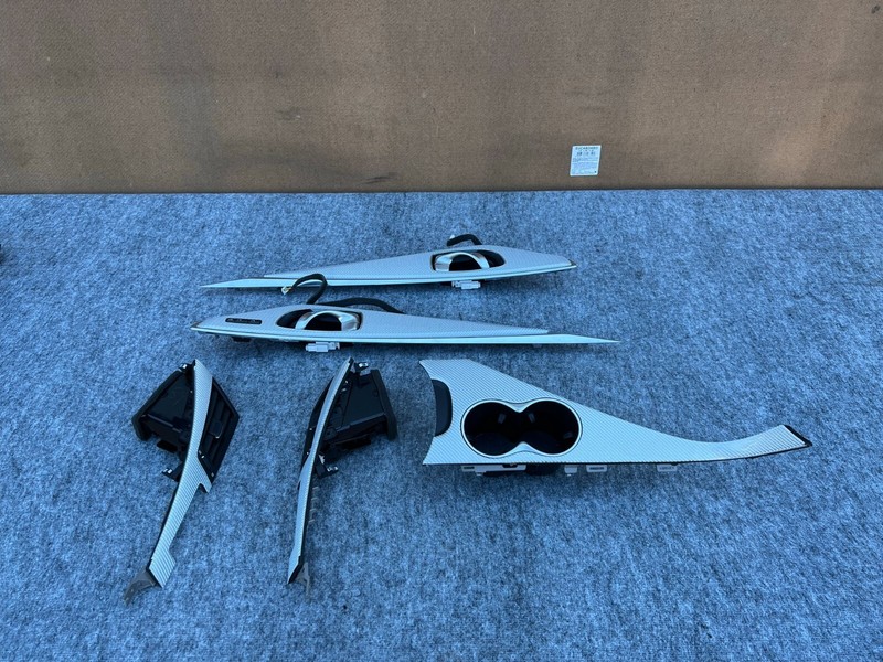 INFINITI Q60 2017-2022 OEM DOOR CONSOLE DASH CUP HOLDER CARBON FIBER TRIM BEZEL
