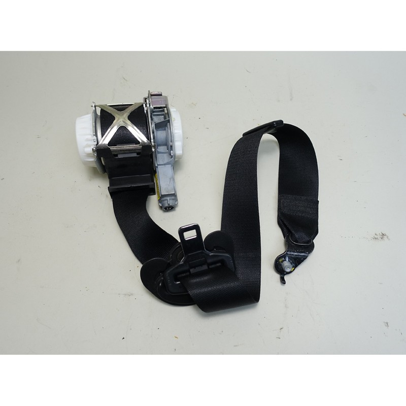 12-19 BMW F30 3-Series F36 Left Front Driver's Upper Seat Belt Strap Black OEM