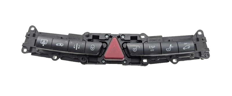 03-06 Mercedes W220 S430 S500 Dashboard Center Switch ESP Hazard Door Lock OEM