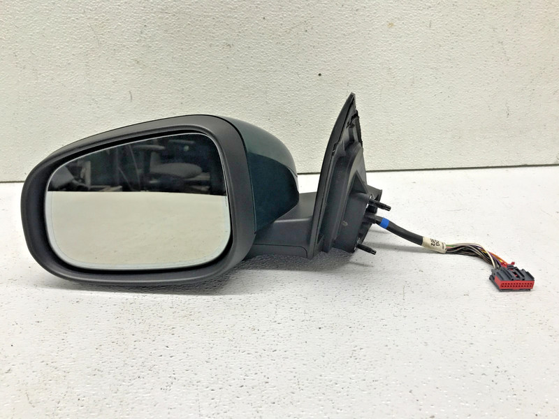 2007 - 09 JAGUAR XJ8 LEFT DRIVER MIRROR W/ TURN SIGNAL OEM Green 17 Wires