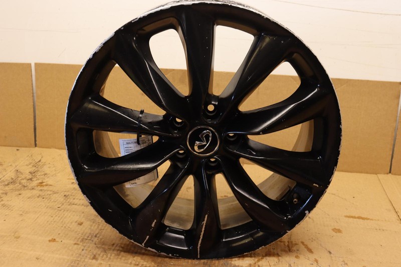 2019-2022 INFINITI QX50 WHEEL RIM R19 19X7.5 ALLOY FACTORY PAINTED BLACK OEM