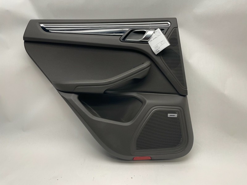2015-2020 PORSCHE MACAN 95B LEFT DRIVERS SIDE **REAR** DOOR PANEL OEM DARK BROWN