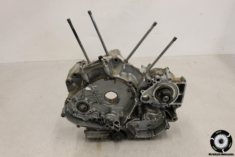 2002 Kawasaki Vulcan 750 Vn750a Left Engine Motor Crankcase Cases Block VN 02