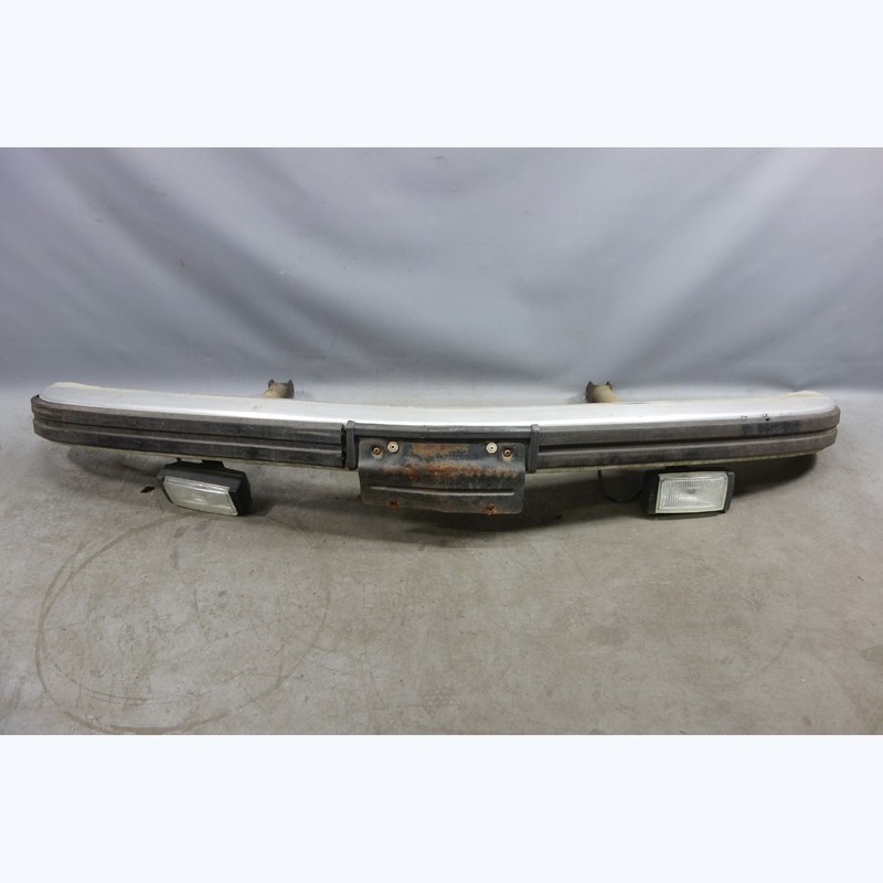 78-94 BMW E23 733i 7-Series Aluminum Front Bumper Bar Shocks Trim Fog Lights OEM