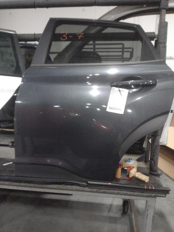 2019 Hyundai Kona Left Rear Door Grey OEM Good Condition 4DR SUV 663069
