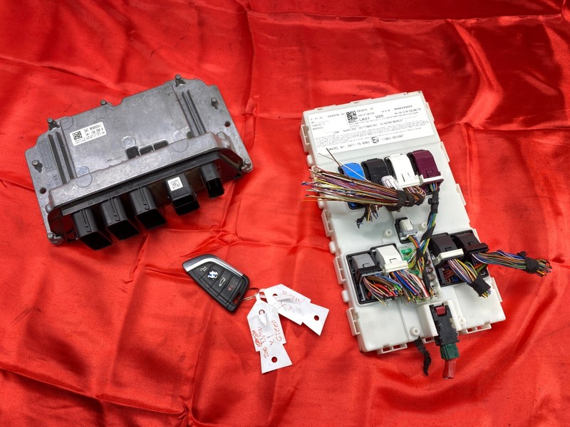 16-19 BMW F39 F48 X1 X2 28i ECU DME Engine Computer FEM Module Key Set 51K OEM✅