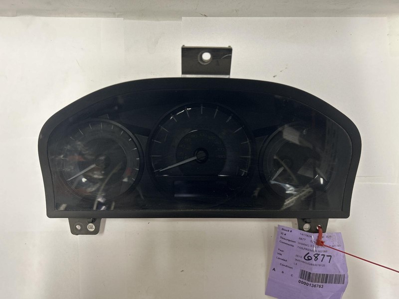 2010 MERCURY MILAN Speedometer cluster 3.0L MPH AN7T10849CF OEM 10