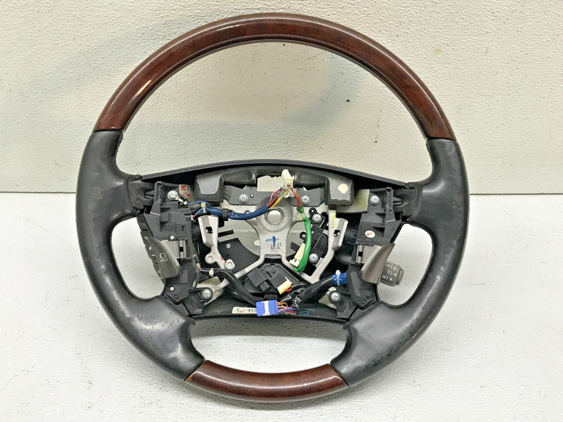 07-12 Lexus LS460 LS600h Wood Steering Wheel OEM Gray