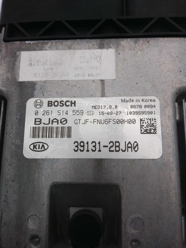 2016 KIA Optima Engine Control Module ECM OEM 391312BJA0 85K Miles White