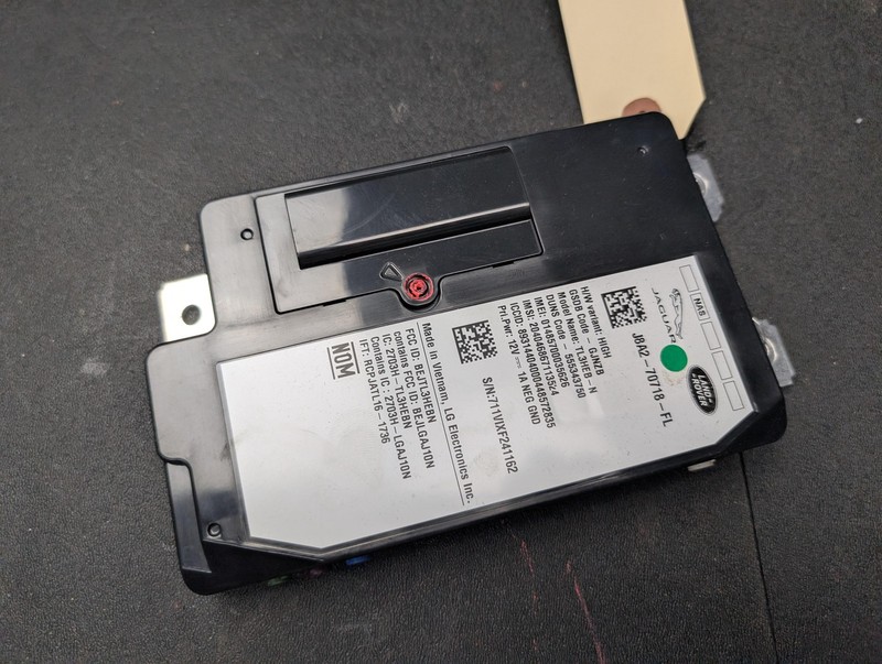 Telematics Communication Control Module 2018 Jaguar XE S J8A2-70718-FL 2019