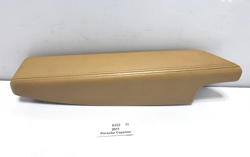 ✅ 11-18 OEM Porsche Cayenne 958 Front Right Passenger Door Panel Armrest Beige*