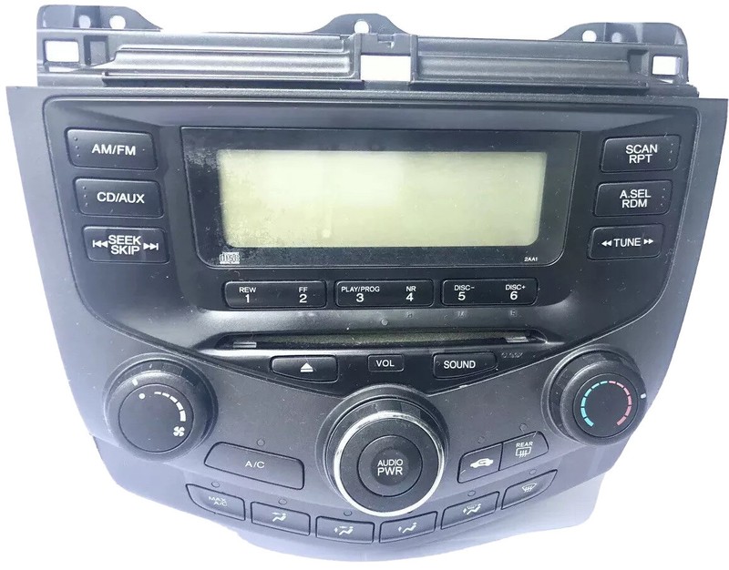 2003 -07 Accord 2 Door Coupe OEM Am Fm 6 Disc CD Player Radio Stereo2AA1 OE