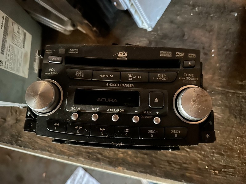 07-08 ACURA TL OEM RADIO RECEIVER 6 DISC DVD CD TAPE PLAYER 39100-SEP-A100