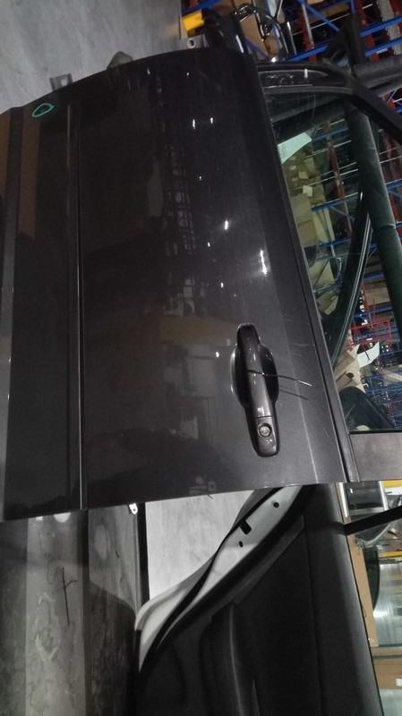 2017 Dodge Caravan Front Left Door Grey OEM Used 155k Miles - NJ25-12150-354487