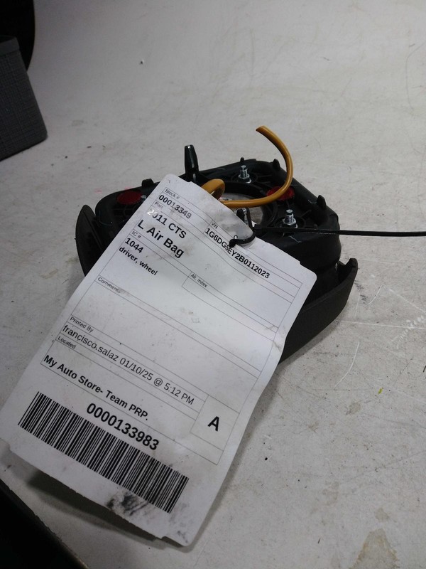 Used Steering Wheel Air Bag fits: 2011 Cadillac Cts Cpe driver wheel Grade C