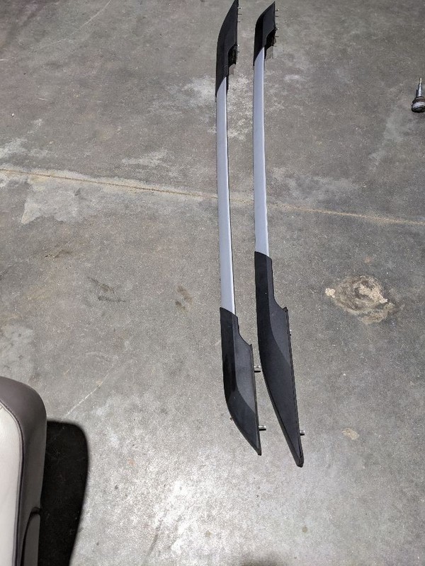 2017-2023 GMC ACADIA PAIR LH RH ROOF UPPER LUGGAGE RACK RAIL CARRIER OEM 1171859