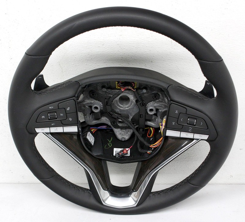 OEM Black Leather Heated Steering Wheel For Cadillac XT6 Sport (3.6L) 84753522