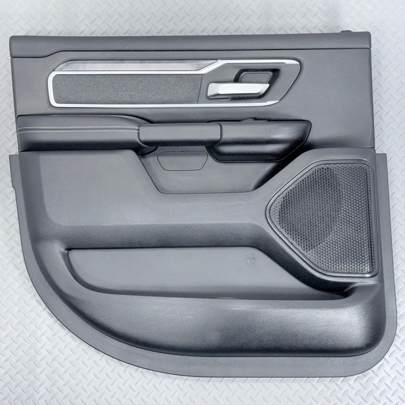 ✅ 2019-24 RAM 1500 Crew Cab Big Horn OEM REAR LEFT DOOR TRIM PANEL LH Black