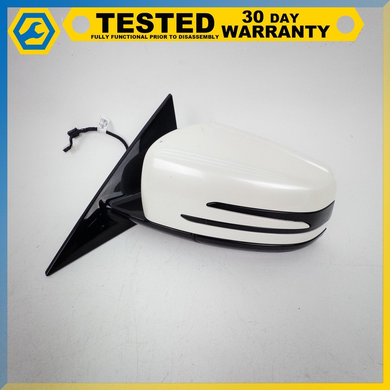 10-17 W207 E350 E550 Convertible Coupe LEFT REAR VIEW DOOR MIRROR W/BSPOT OEM