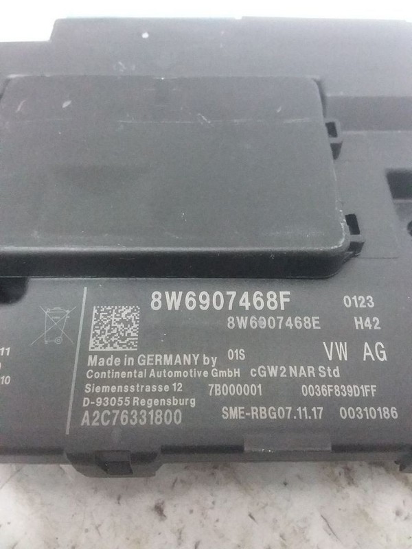 Gateway Interface Control Module 18-20 Audi A4 8W6907468F