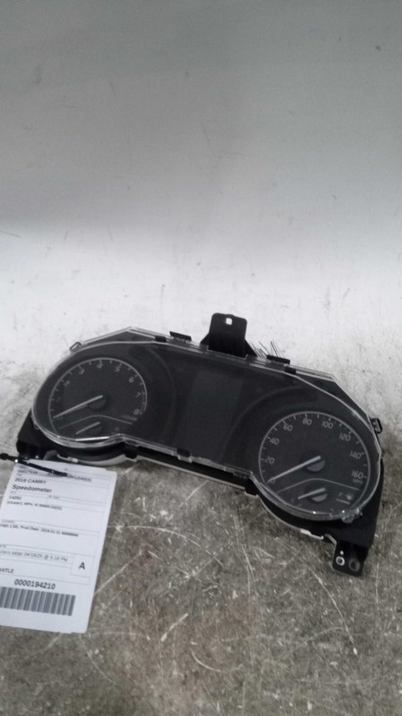 2019 Toyota Camry Speedometer Gauge OEM Black 2.5L 50K Miles NJ25-17114-430313