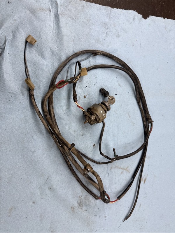 1970’s Harley Davidson AMC Vintage Golf Cart Ignition Switch Wire Harness