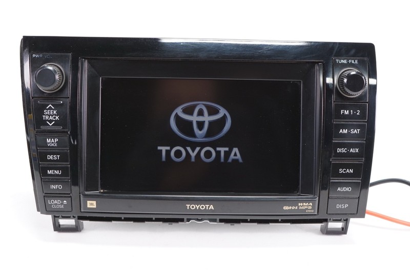 TOYOTA TUNDRA Navigation Radio AM-FM CD Player Info Display Head OEM 2007 - 2009