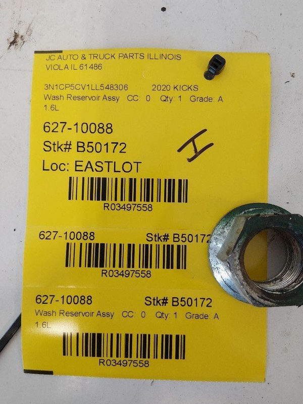 Wash Reservoir Fits 18-20 KICKS 3497558