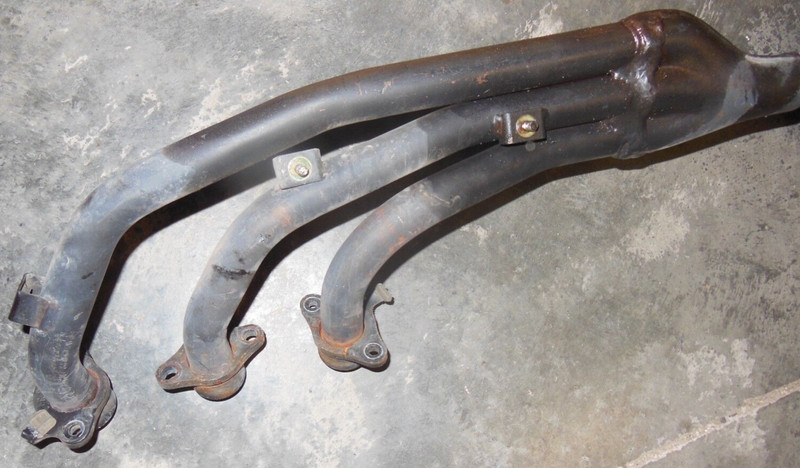 2002 Honda Goldwing GL1800 GL 1800 Exhaust System Pipe Right Side Header Head 02