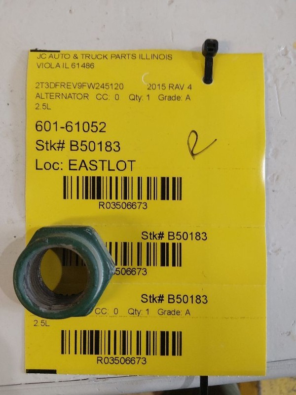 Alternator VIN F 5th Digit 100 Amp AWD Fits 13-18 RAV4 3506673