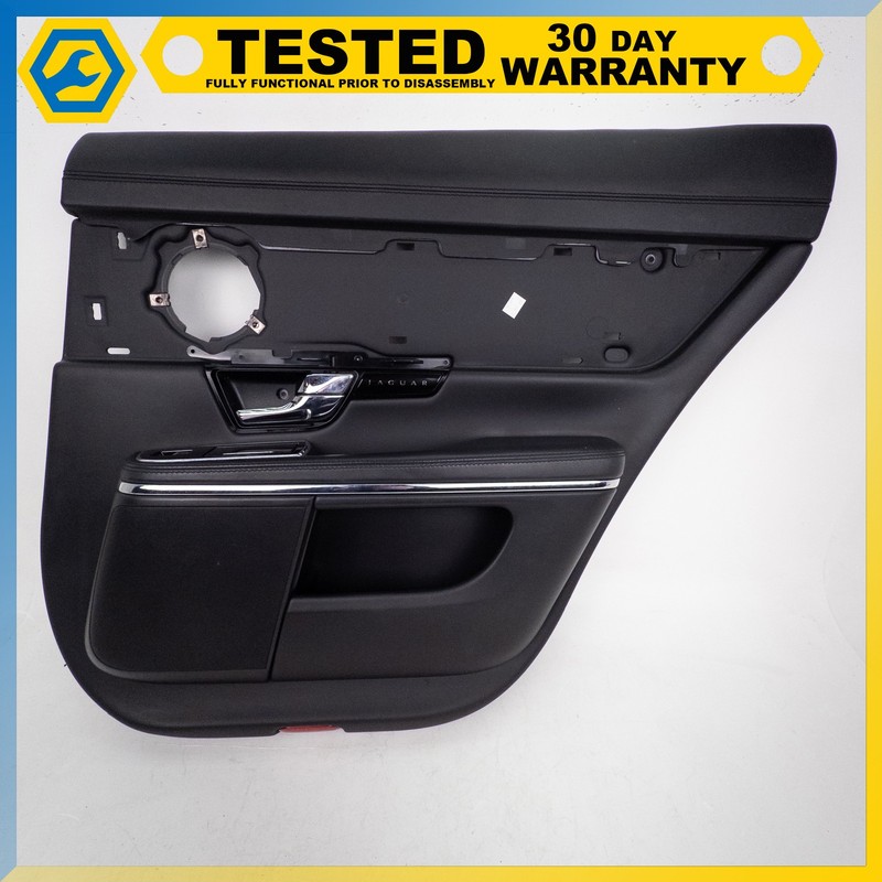 10-19 JAGUAR XJ REAR RIGHT PASSENGER SIDE INTERIOR DOOR PANEL TRIM OEM