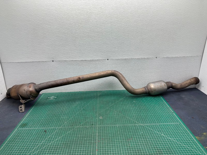 12-16 Mercedes E350 3.5L LEFT SIDE EXHAUST DOWN PIPE OEM