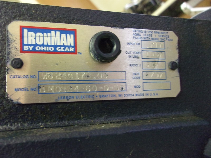 Ohio Gear Iron Man Reducer BM0824-60-56 *FREE SHIPPING*