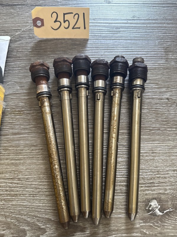 Lot Of 6 Maxxfotce 13 Injector Tub 45808 Ind Brasileira