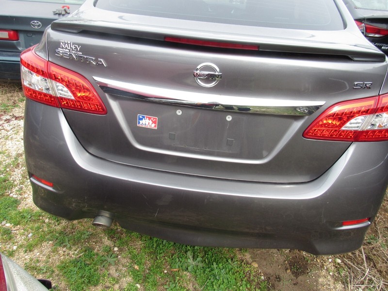 2013-2015 NISSAN SENTRA SR REAR TRUNK DECK LID W/ SPOILER GUN METALLIC KAD