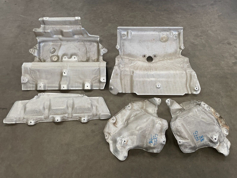 2021-2024 BMW M3 G80 Rear Exhaust Heat Shield Set Insulation 1473 OEM