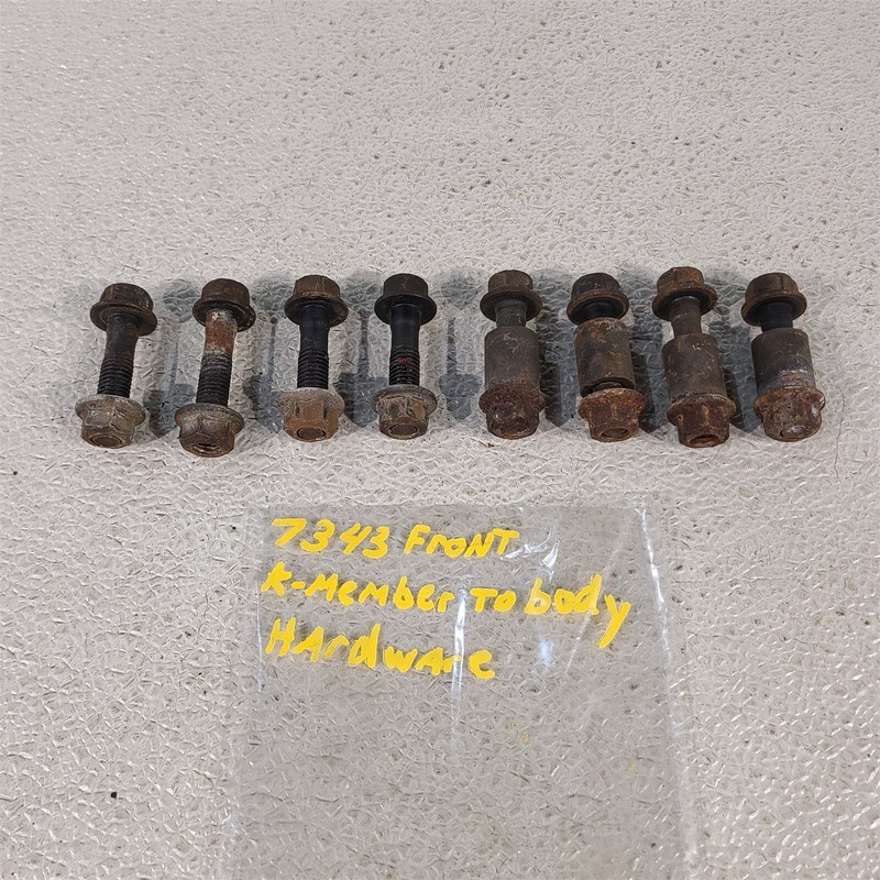 88-96 Corvette C4 Front Bolts Suspension Cradle Hardware Oem Aa7343