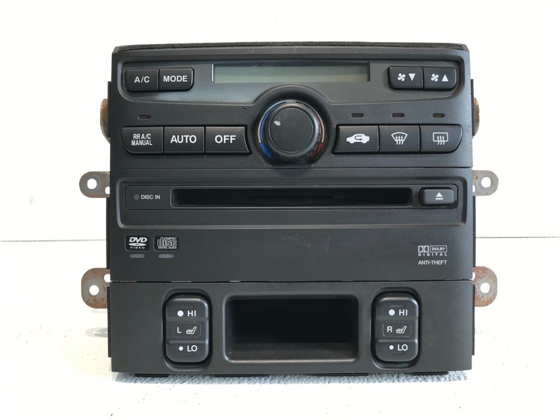 03-07 Honda Pilot A/C Heater Climate Control & 6 CD Player Changer Receiver
